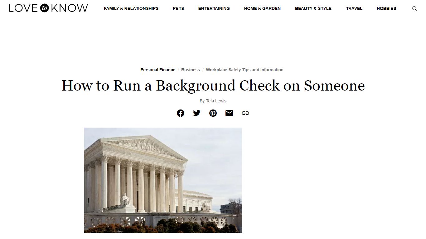 How to Run a Background Check on Someone | LoveToKnow